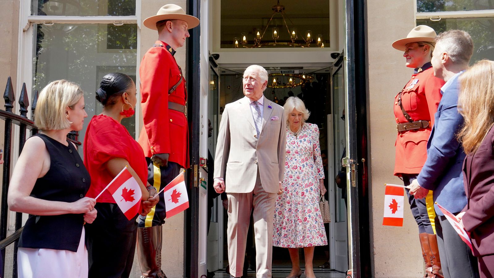 King Charles arrives in Canada for first visit as head of state | UK News