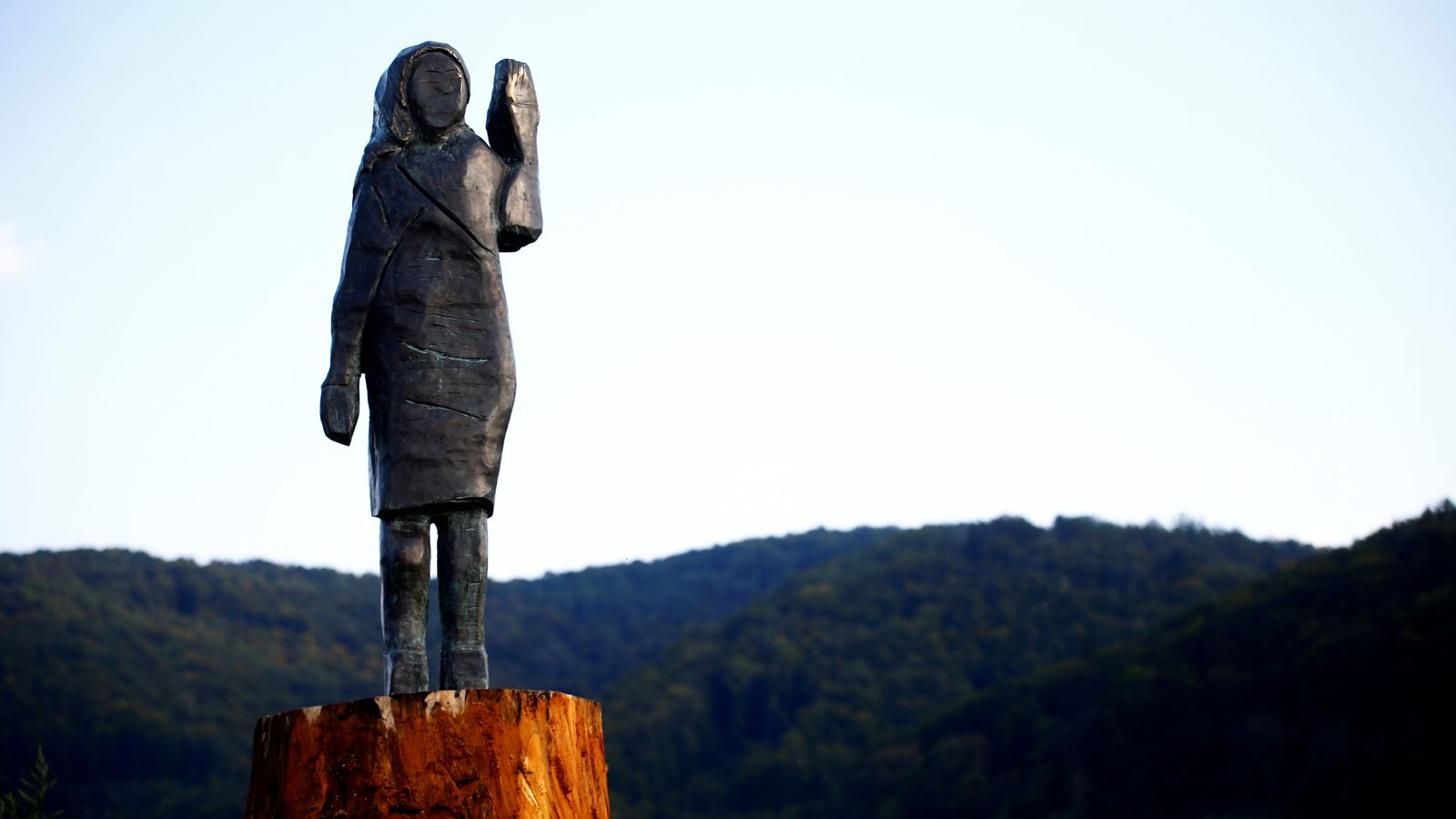 Melania Trump statue goes missing from her hometown in Slovenia | US News