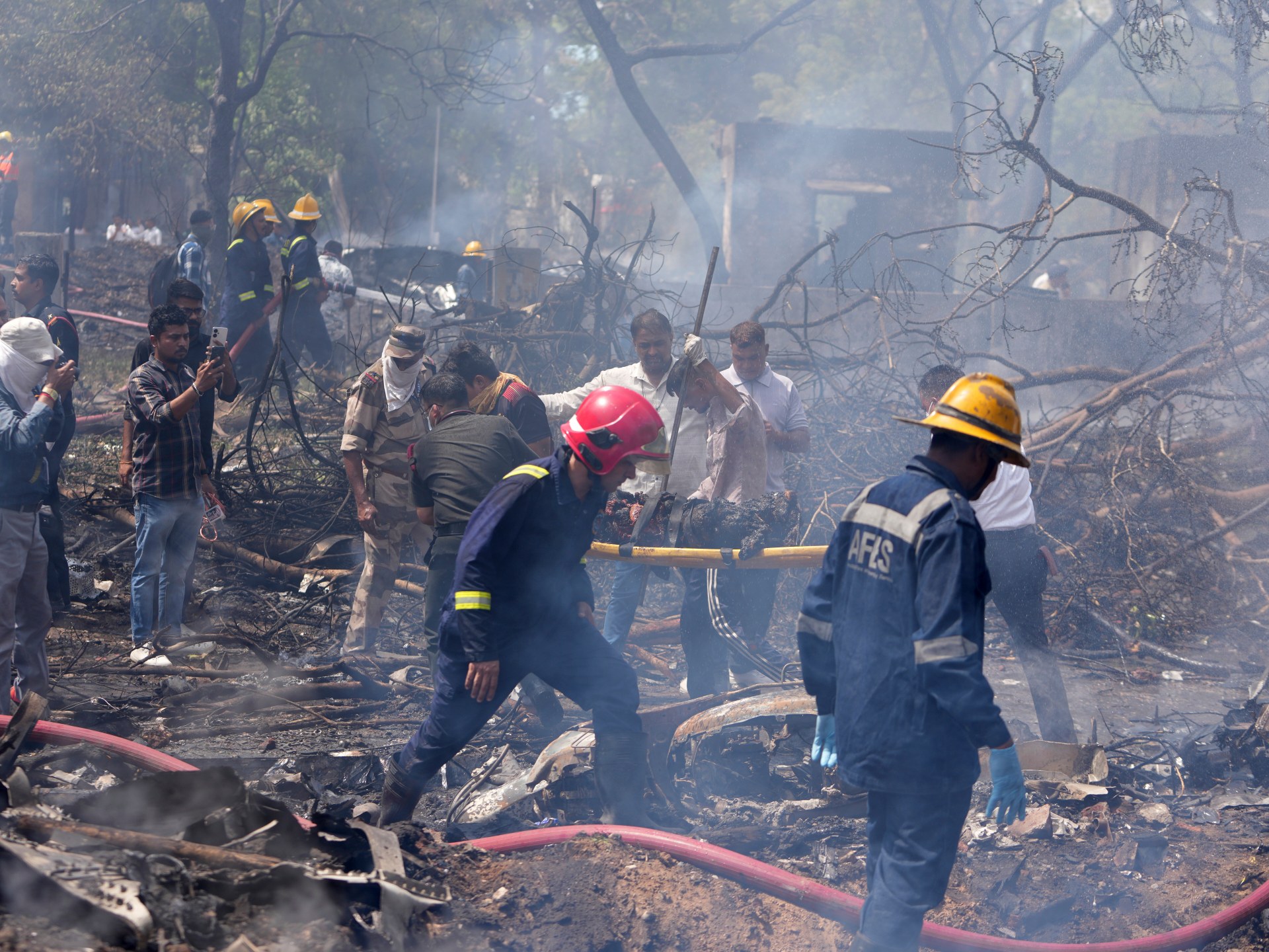 Air India flight crashes in Ahmedabad with more than 240 people on board | Aviation News