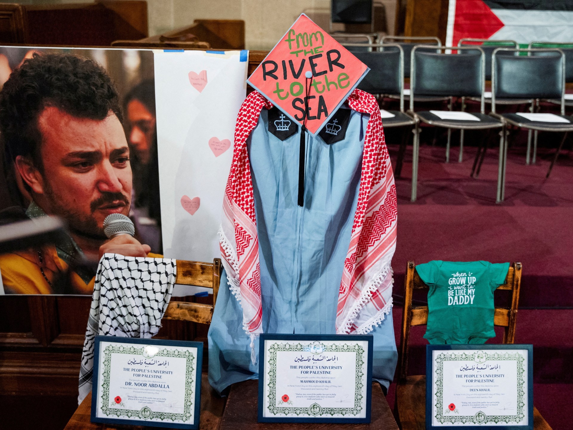 Judge rules Mahmoud Khalil can remain in custody amid green card dispute | Donald Trump News