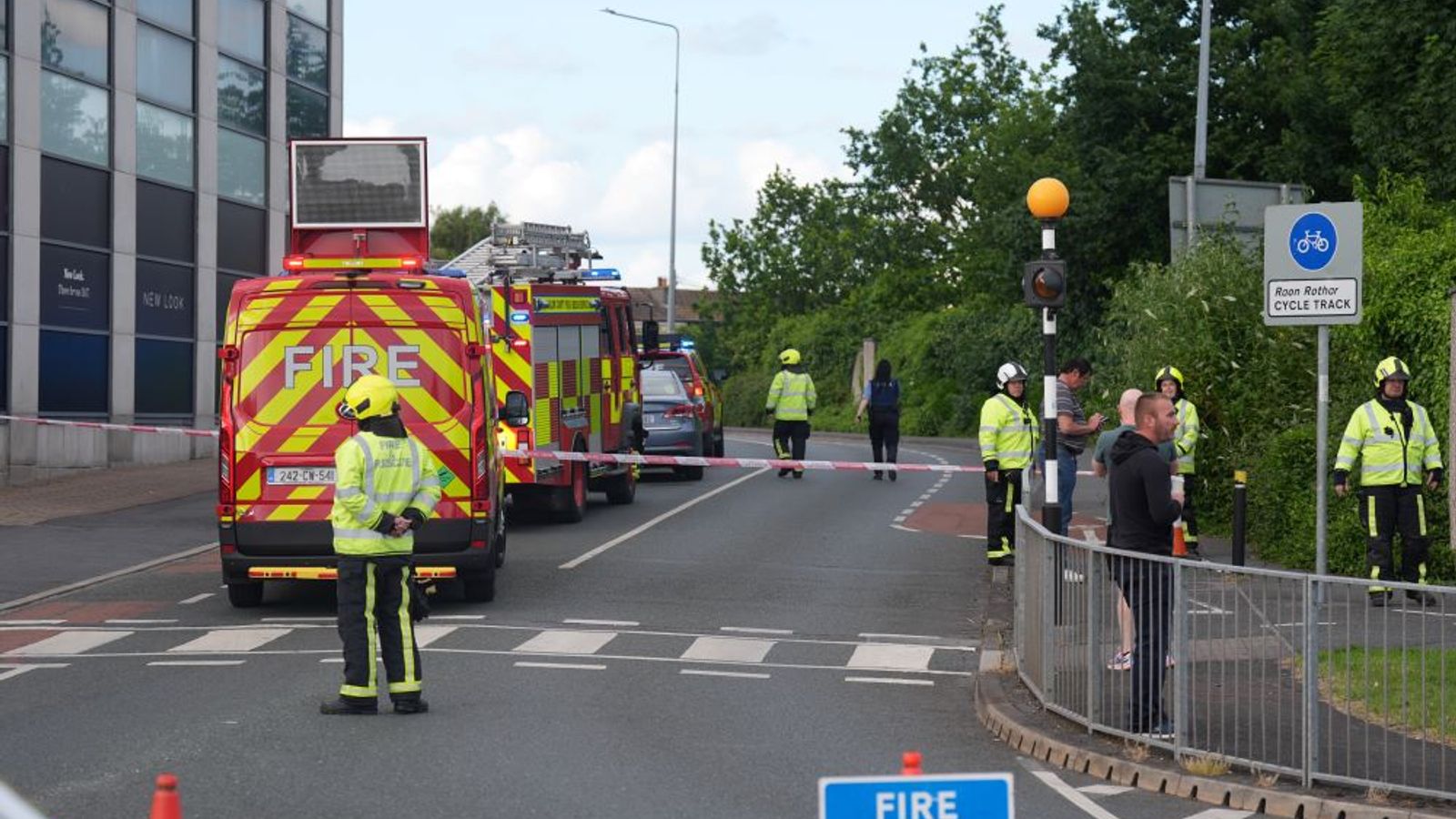 Man dead and child injured after shooting incident at shopping centre in Ireland | World News