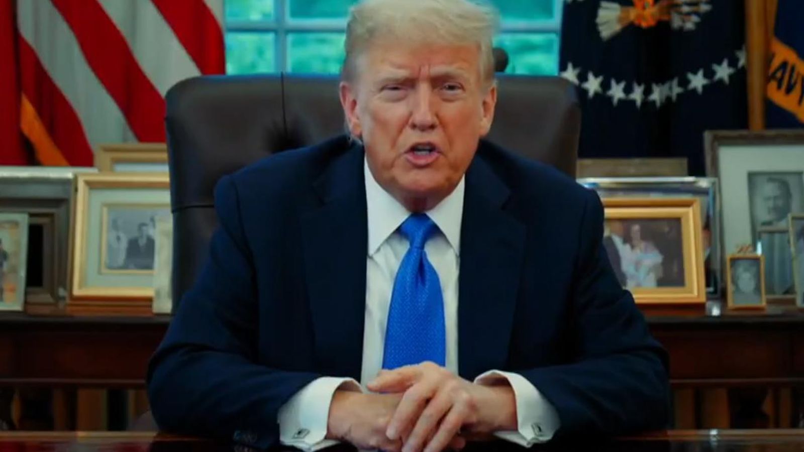 President Trump signs travel ban targeting 12 countries with 'hostile attitudes' to the US | US News