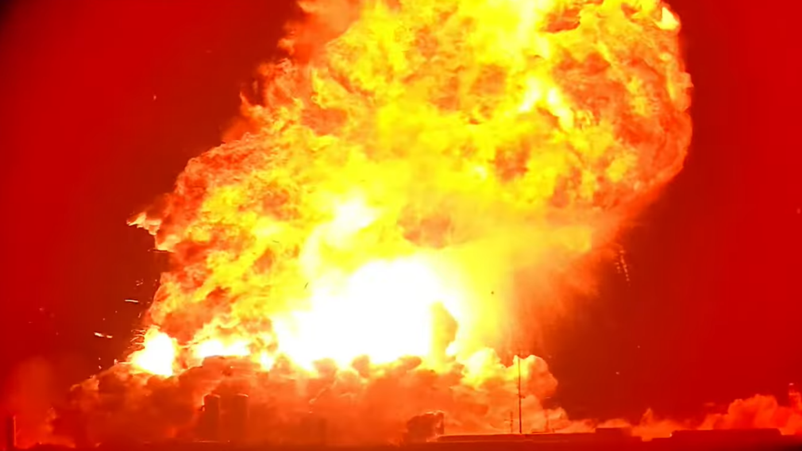 SpaceX rocket being tested explodes into giant fireball before launch in Texas | Science, Climate & Tech News