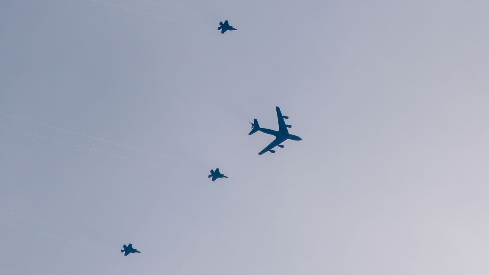 US warplanes transit through UK as Trump considers striking Iran | World News