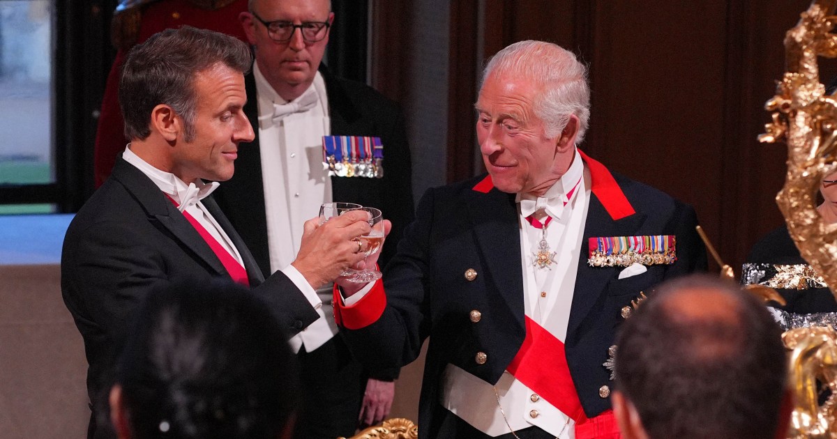 France’s Macron begins UK state visit, calls for support on Gaza, Ukraine | Israel-Palestine conflict News
