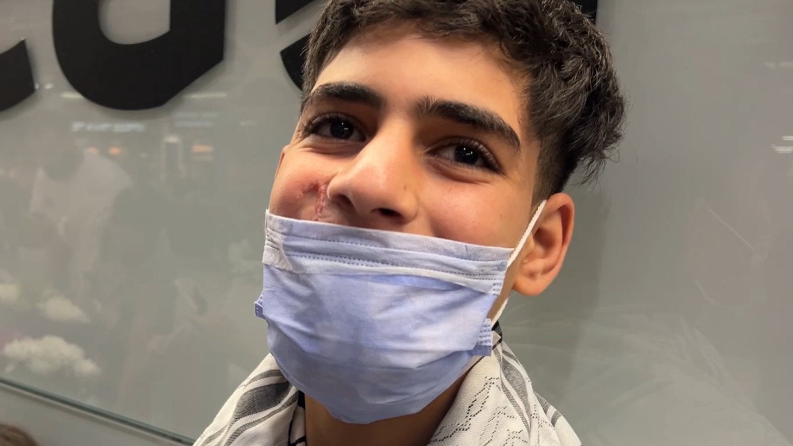 Gazan boy, 15, given hero's welcome as he arrives in UK for urgent medical treatment | World News