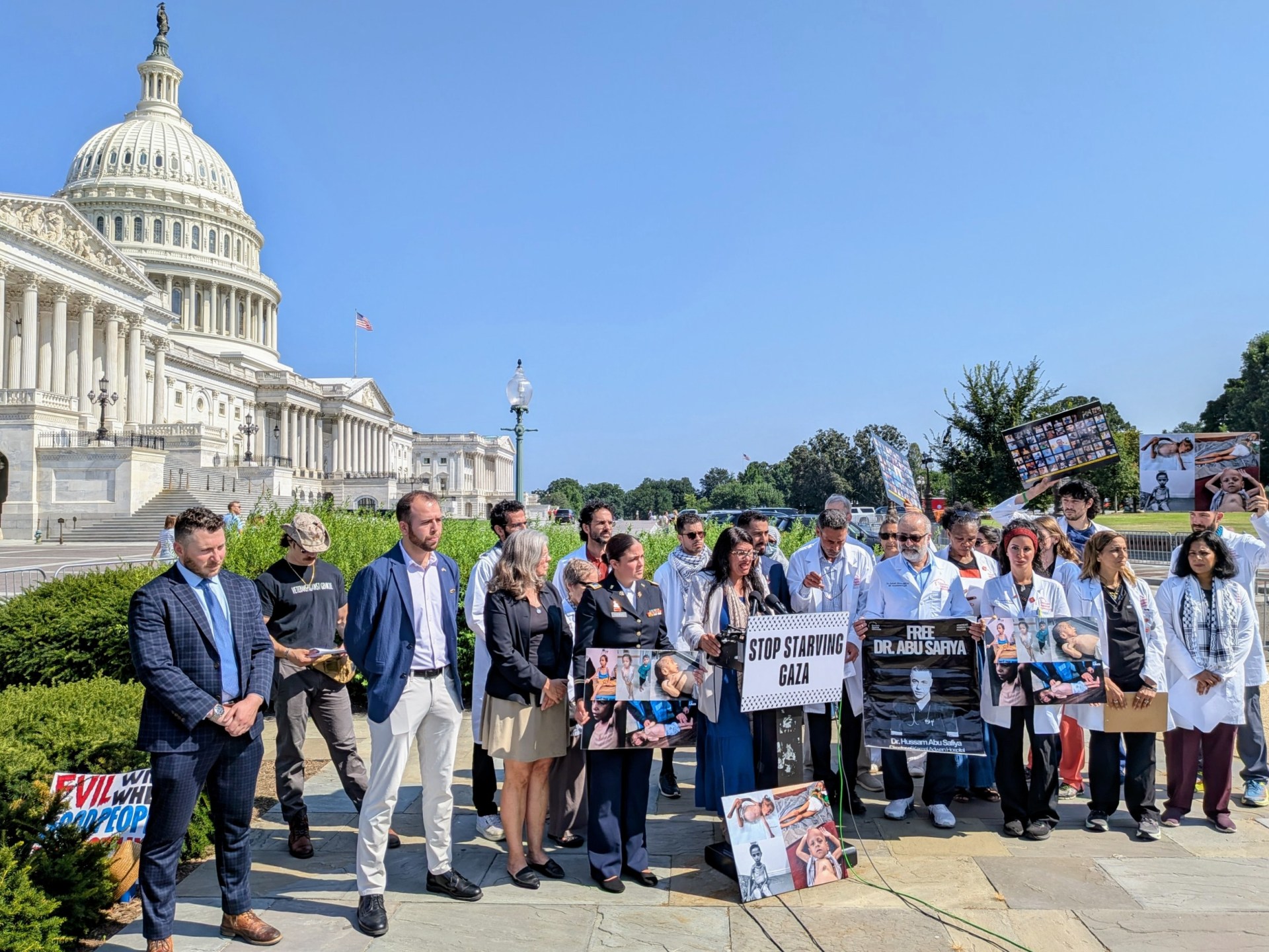 US doctors, veterans urge Trump to end Israel support as hunger grips Gaza | Israel-Palestine conflict News