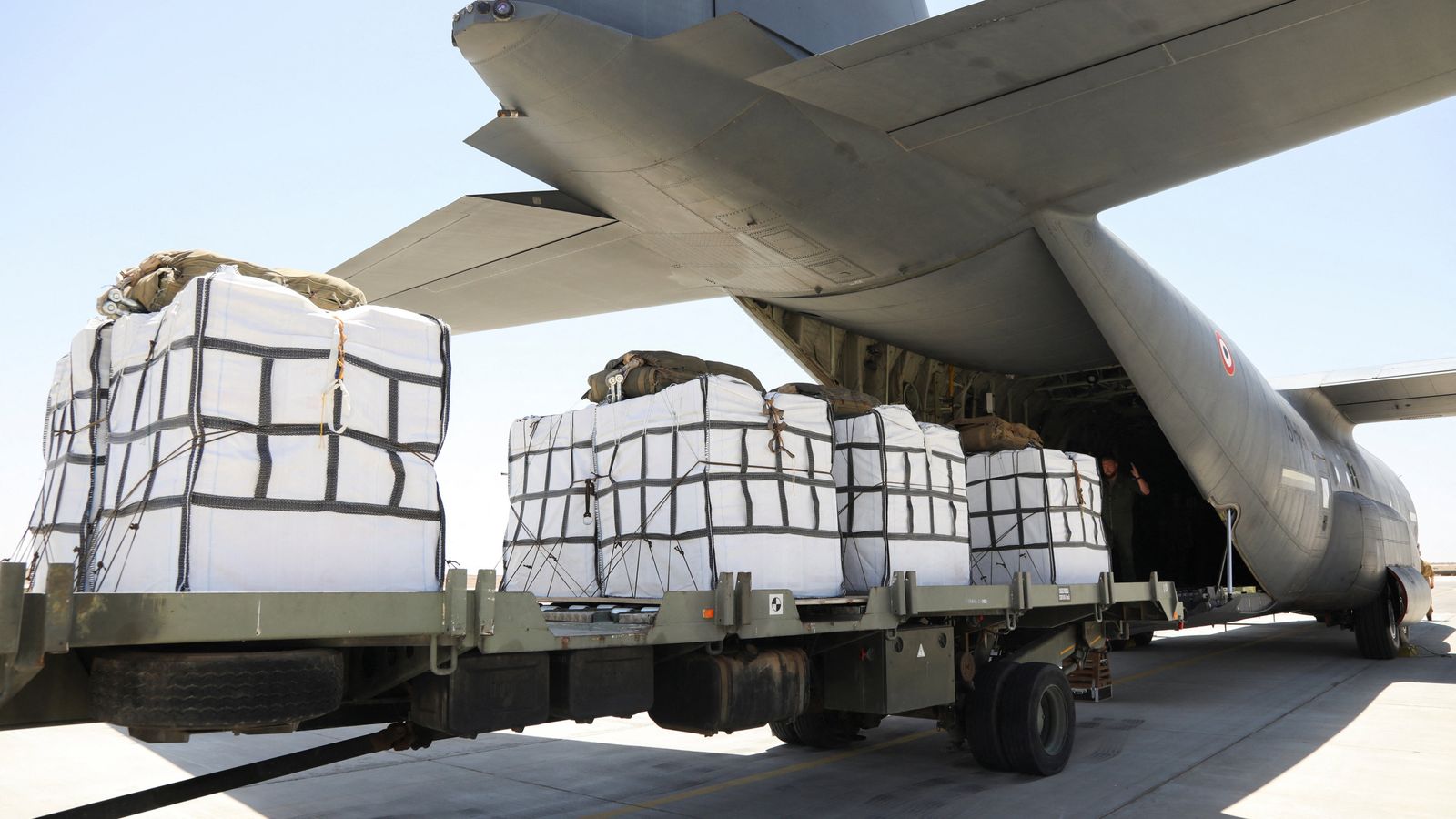 Hamas 'ready' to deliver aid to hostages after outcry over footage of Israeli captive | World News