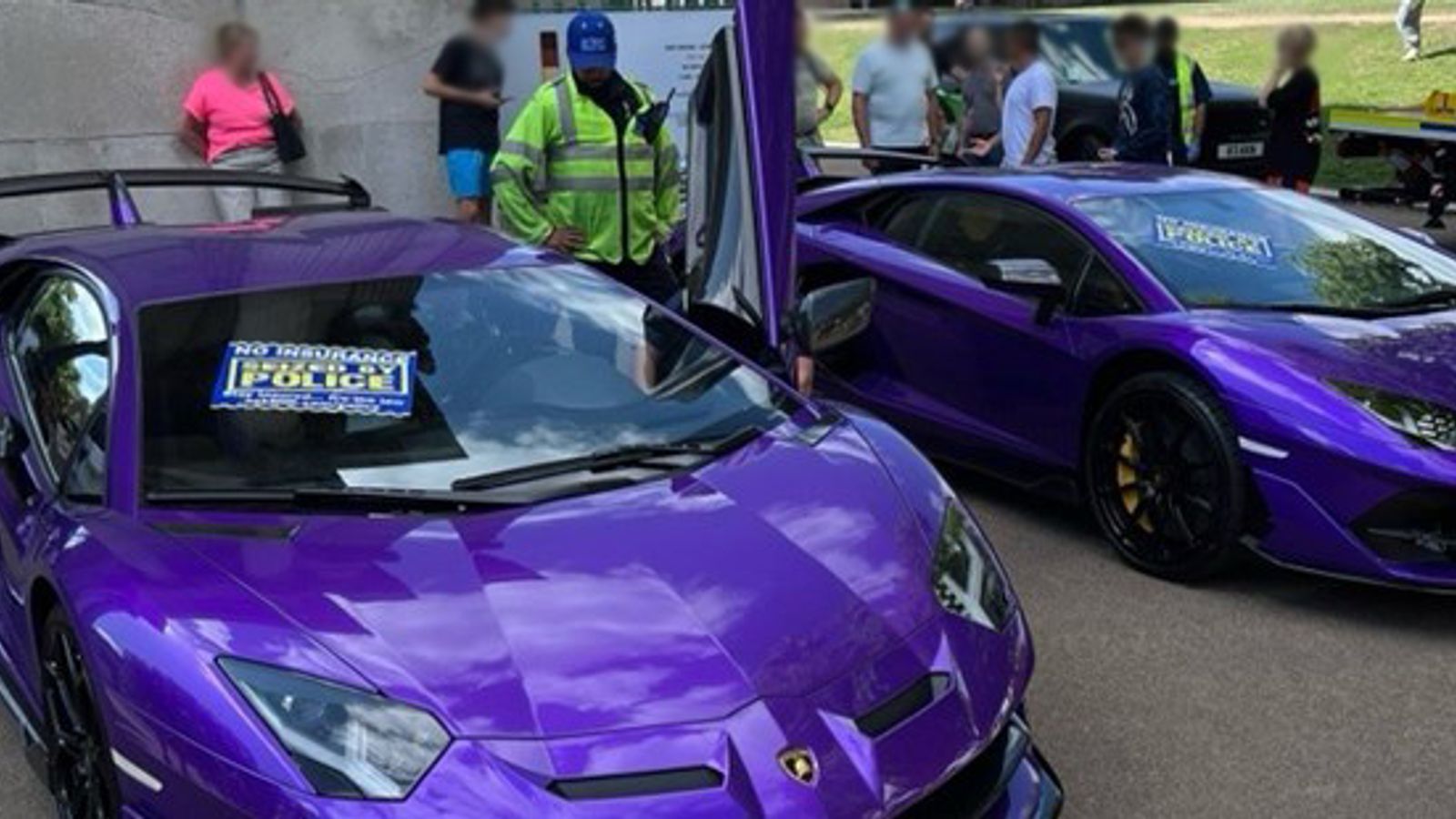 Police seize luxury cars worth more than £6m in London's West End | UK News