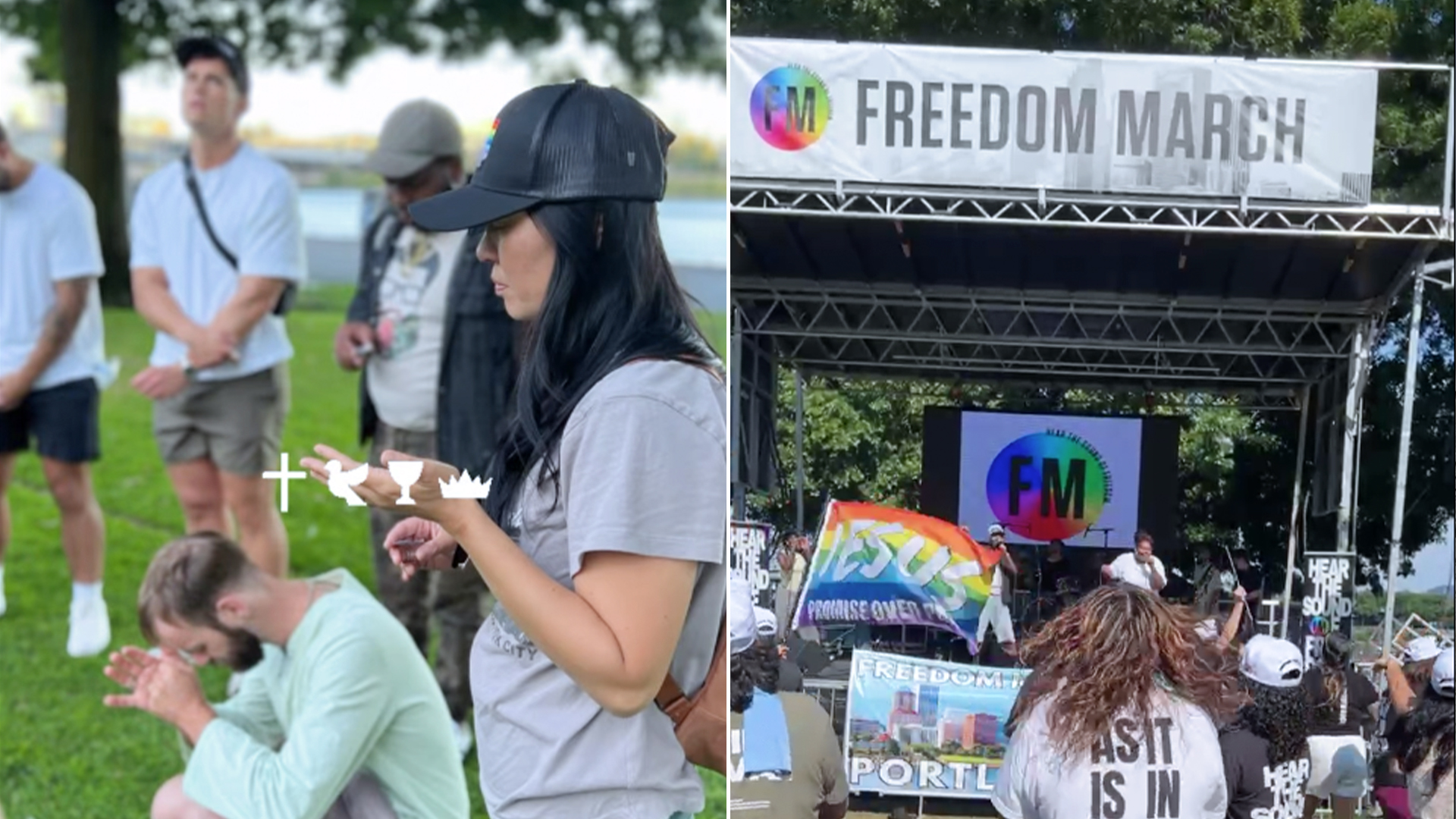 They Used to Identify as LGBTQ, Now These Portland 'Freedom Marchers' Identify as Jesus-Followers