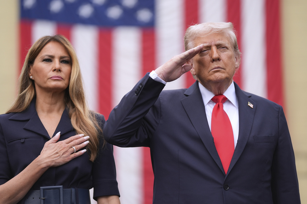 A Nation Remembers 9/11 as Trump Declares 'One Glorious Destiny Under Almighty God'