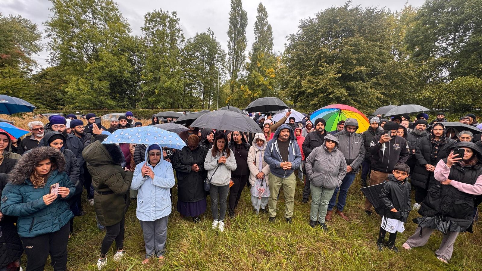 Hundreds gather to show solidarity with Sikh woman raped 'in racially aggravated attack' | UK News