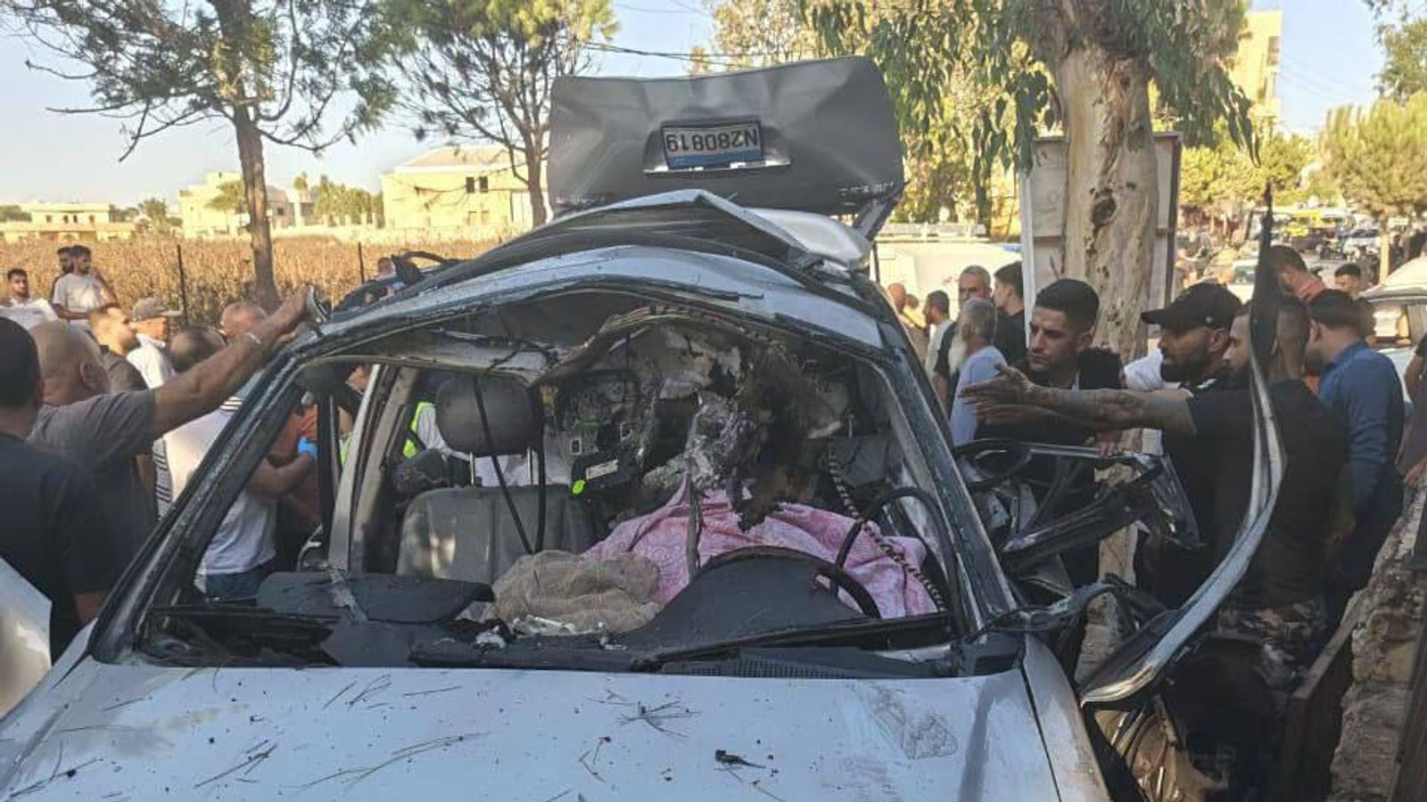 Israeli drone strike in Lebanon 'kills five people including three children' | World News