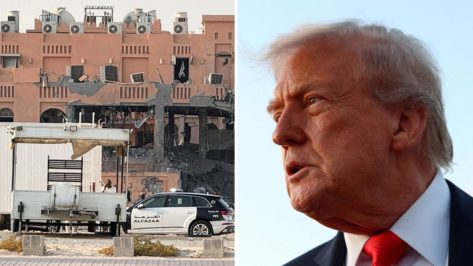 Trump denies knowledge of Israel's 'unfortunate' strike on Qatar - as Starmer joins global condemnation | World News