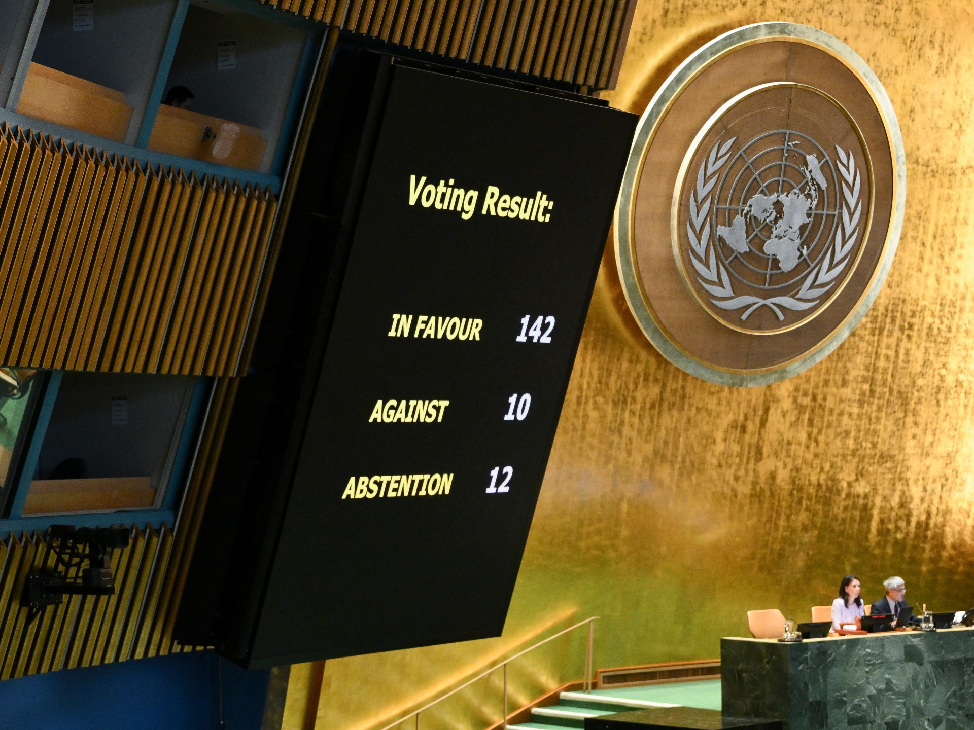 UN General Assembly backs two-state push for Israel and Palestine | Israel-Palestine conflict News