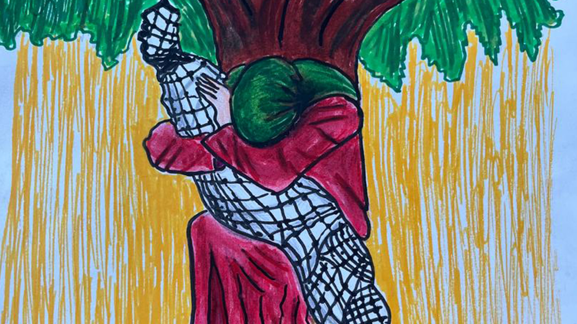 Children’s drawings in Gaza reveal extent of trauma | Israel-Palestine conflict
