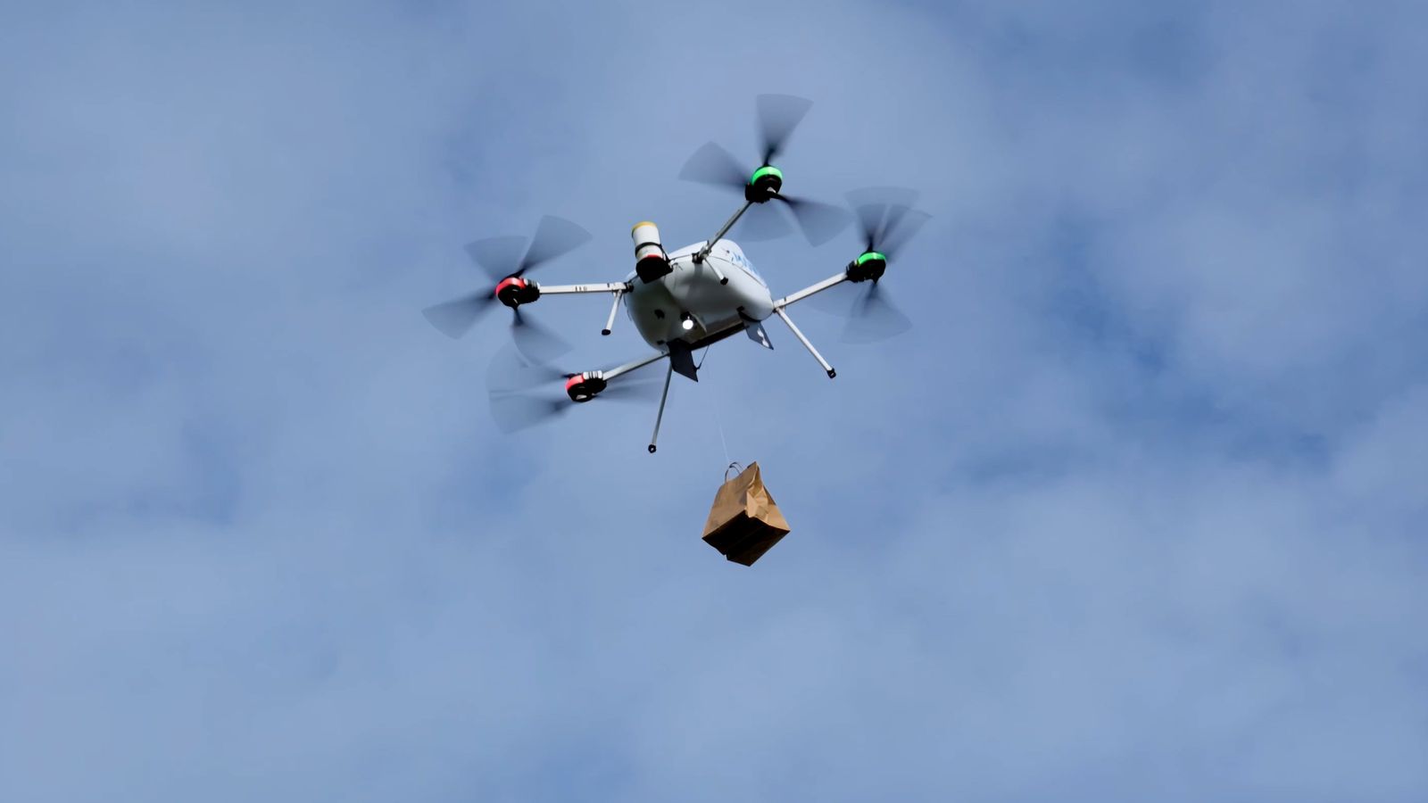 Food delivery drones could soon take off in UK - but what do people think about them? | World News